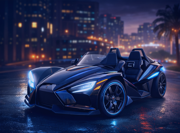 Blue Polaris Slingshot