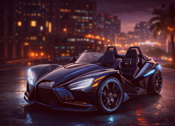 Red Polaris Slingshot